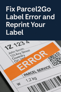 Parcel2Go label error